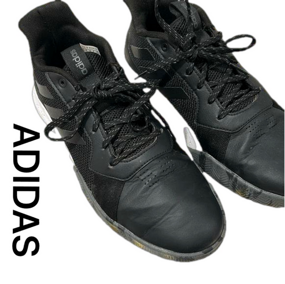 Adidas black sneakers size 8.5 GUC